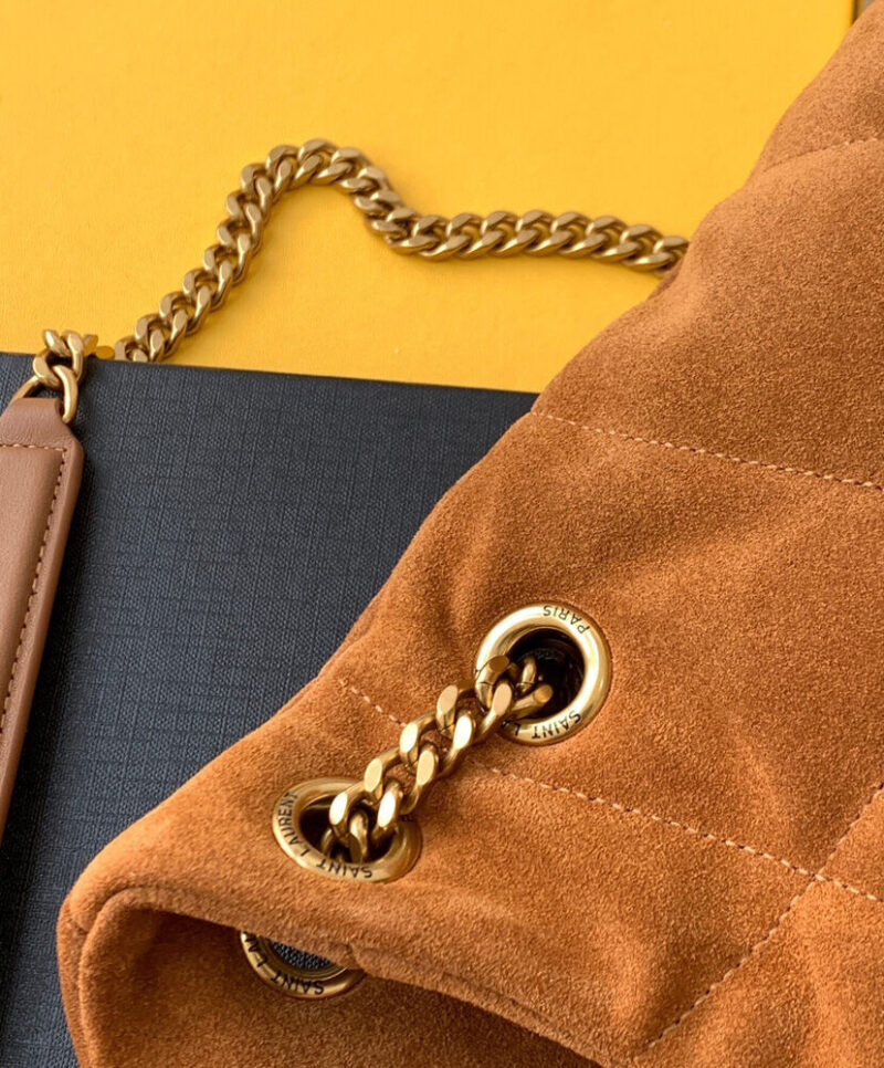 Saint Laurent Puffer Small Bag 577476 Coffee